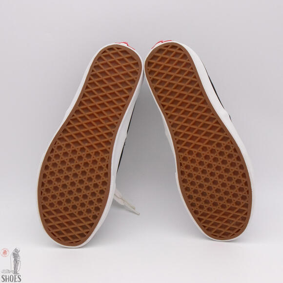 Vans Off The Wall Black Canvas Lace Up Sneaker - Women's Black Size 8.5 - Picture 9 of 13